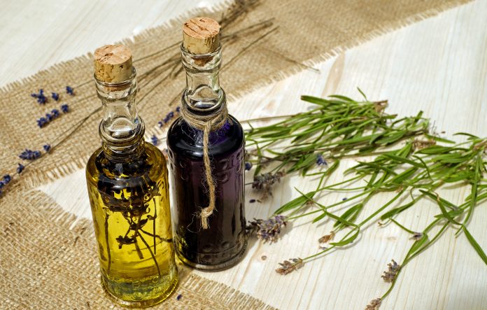 bath oil, oil, lavender