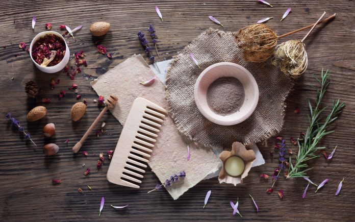 Organic homemade herbal hair care